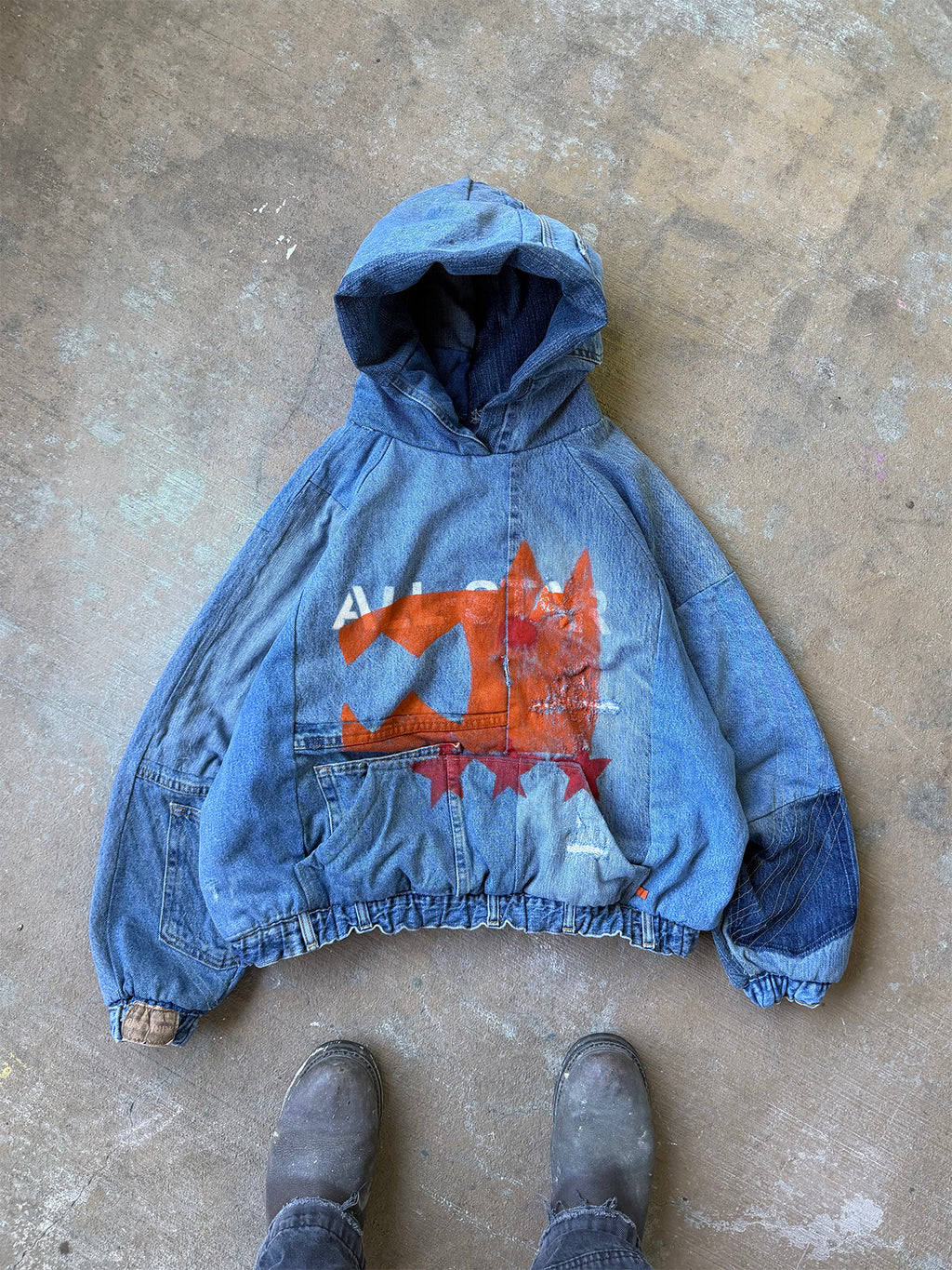 Denim Hoodie